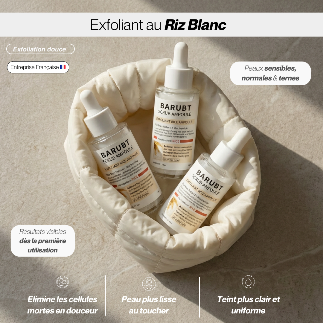 Essence Exfoliante au Riz Noir & Blanc