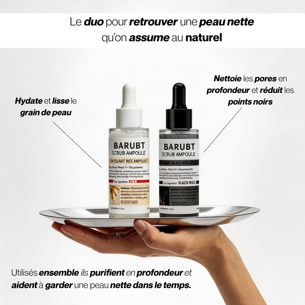 Essence Exfoliante au Riz Noir & Blanc
