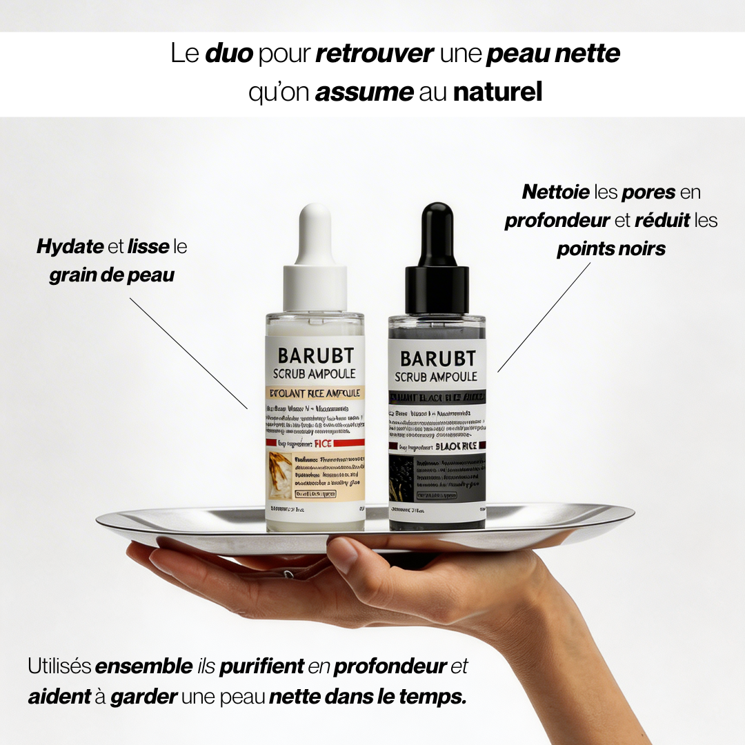 Essence Exfoliante au Riz Noir & Blanc